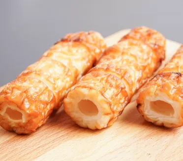 Rollos de queso crema limón